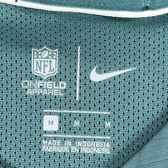 Philadelphia Eagles Nike NFL Green 1/2 Zip Windbreaker Sz Medium - Picture 3 of 5